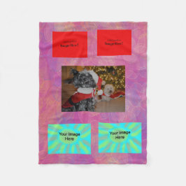 抽象的な幾何学的 フリースブランケット