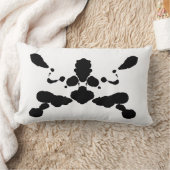 抽象的な形の心理テスト板Rorschach ランバークッション (ブランケット)