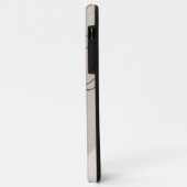 抽象的な形状と植物の葉 Case-Mate iPhoneケース (裏面/左)