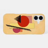抽象的な形 iPhone 16ケース (裏面横)