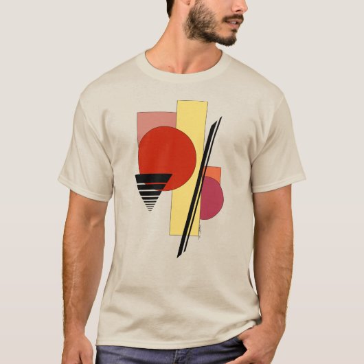 抽象的な形 Tシャツ (正面)