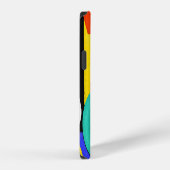 抽象的な愛、目:カラフルな模様 iPhoneケース (右側面)