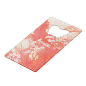 抽象的な手塗りの水彩画の背景。 2 クレジットカード栓抜き (正面アングル)