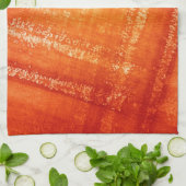 抽象的な手塗りの背景 キッチンタオル (折り畳み)