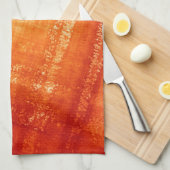 抽象的な手塗りの背景 キッチンタオル (四つ折り)