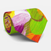 抽象的な放射パステル模様 #3 ネクタイ (ロール)