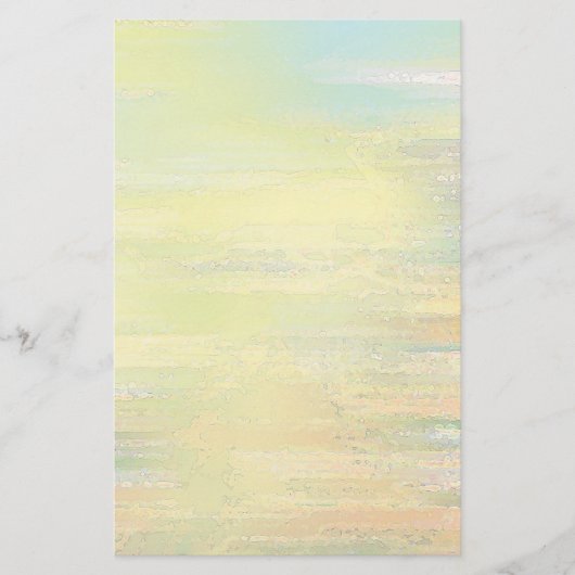 抽象的な文房具1 便箋 (正面)