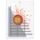 抽象的な日曜日 クリップボード (裏面)