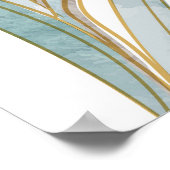 抽象的な日本のデザイン ポスター (角)