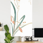 抽象的な日本のデザイン ポスター (ホームオフィス)