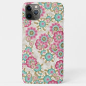 抽象的な日本風の花 アート柄 Case-Mate iPhoneケース (裏面)