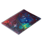 抽象的な星間 ノートブック (左側)