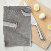 抽象的な時間 キッチンタオル (四つ折り)