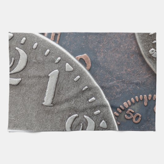 抽象的な時間 キッチンタオル (横)