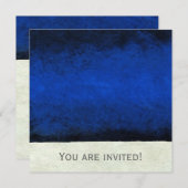 抽象的な時2の~の招待状の独身 招待状 (正面/裏面)