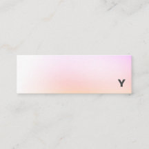抽象的な最小主義の勾配の小型名刺
