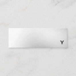 抽象的な最小主義の勾配の小型名刺 スキニー名刺