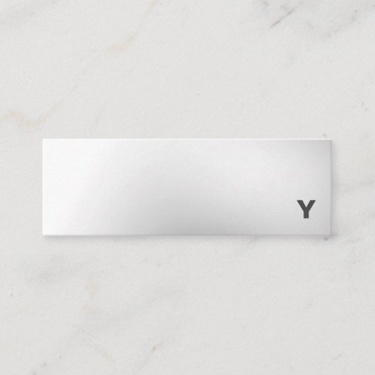 抽象的な最小主義の勾配の小型名刺 スキニー名刺 (正面)