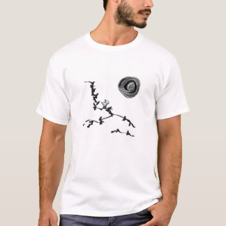 抽象的な月 Tシャツ