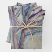 抽象的な木々 ラッピングペーパーシート (インサイチュ)