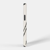 抽象的な木と月 iPhoneケース (右側面)