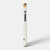 抽象的な木と月 iPhoneケース (左側面)