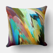 抽象的な枕 クッション (裏面)