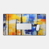 抽象的な柔らかさ デスクマット (キーボード&マウス)