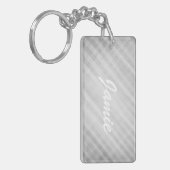 抽象的な格子図形 キーホルダー (正面左)