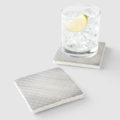 抽象的な格子図形 ストーンコースター (横)