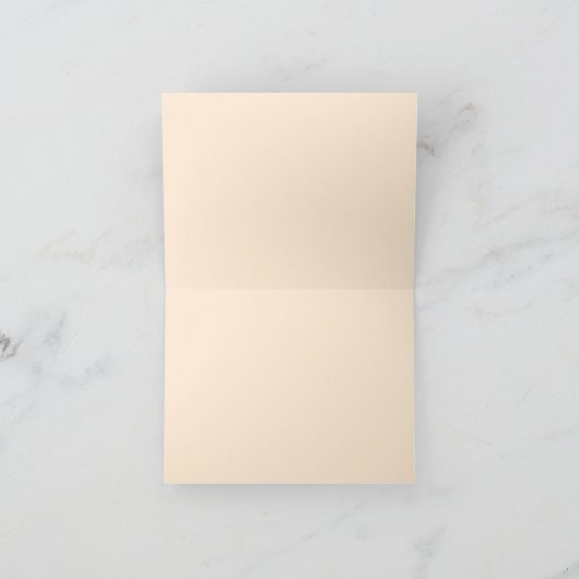 抽象的な桃の花の桃の背景 ありがとうございます サンキューカード (内部)