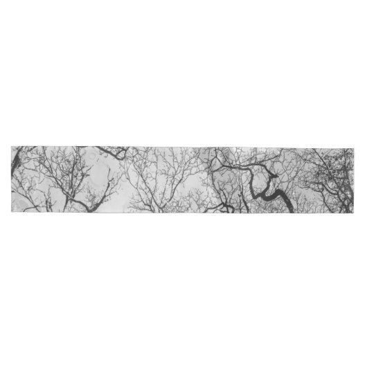 抽象的な森林"色"のテーブルのランナーカスタマイズ ミディアムテーブルランナー (横)