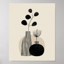 抽象的な植物画