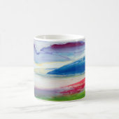 抽象的な構成 コーヒーマグカップ (中央)