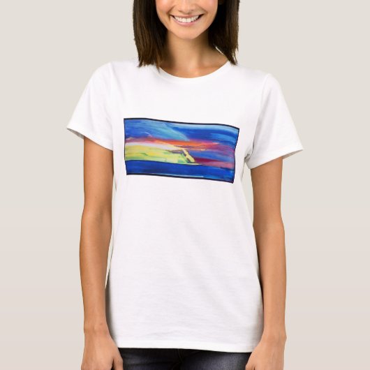 抽象的な構成 Tシャツ (正面)