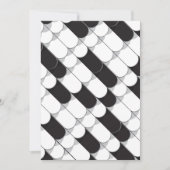 抽象的な構築(タイル) サンキューカード (正面)