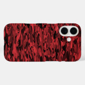 抽象的な模様 赤と黒 Case-Mate iPhoneケース (裏面 (横))