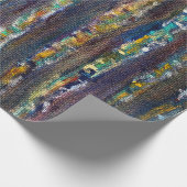 抽象的な樺の木 ラッピングペーパー (角)