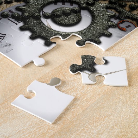 抽象的な機械デザイン ジグソーパズル (側面)