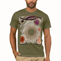 抽象的な正方形および円