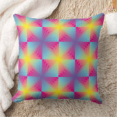 抽象的な正方形のベクトルモザイク クッション (ブランケット)