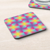 抽象的な正方形のベクトルモザイク コースター (左側)