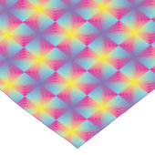 抽象的な正方形のベクトルモザイク ショートテーブルランナー (コーナー)