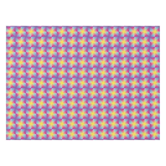 抽象的な正方形のベクトルモザイク テーブルクロス (正面(横))