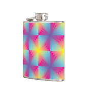 抽象的な正方形のベクトルモザイク フラスク (左)