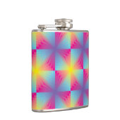 抽象的な正方形のベクトルモザイク フラスク (右)