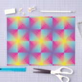 抽象的な正方形のベクトルモザイク 薄葉紙 (クラフト)