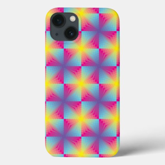 抽象的な正方形のベクトルモザイク Case-Mate iPhoneケース (裏面)