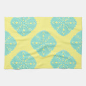 抽象的な正方形WYCINANKI BL キッチンタオル (横)