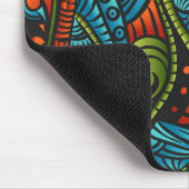 抽象的な民族の壁紙 マウスパッド (コーナー)